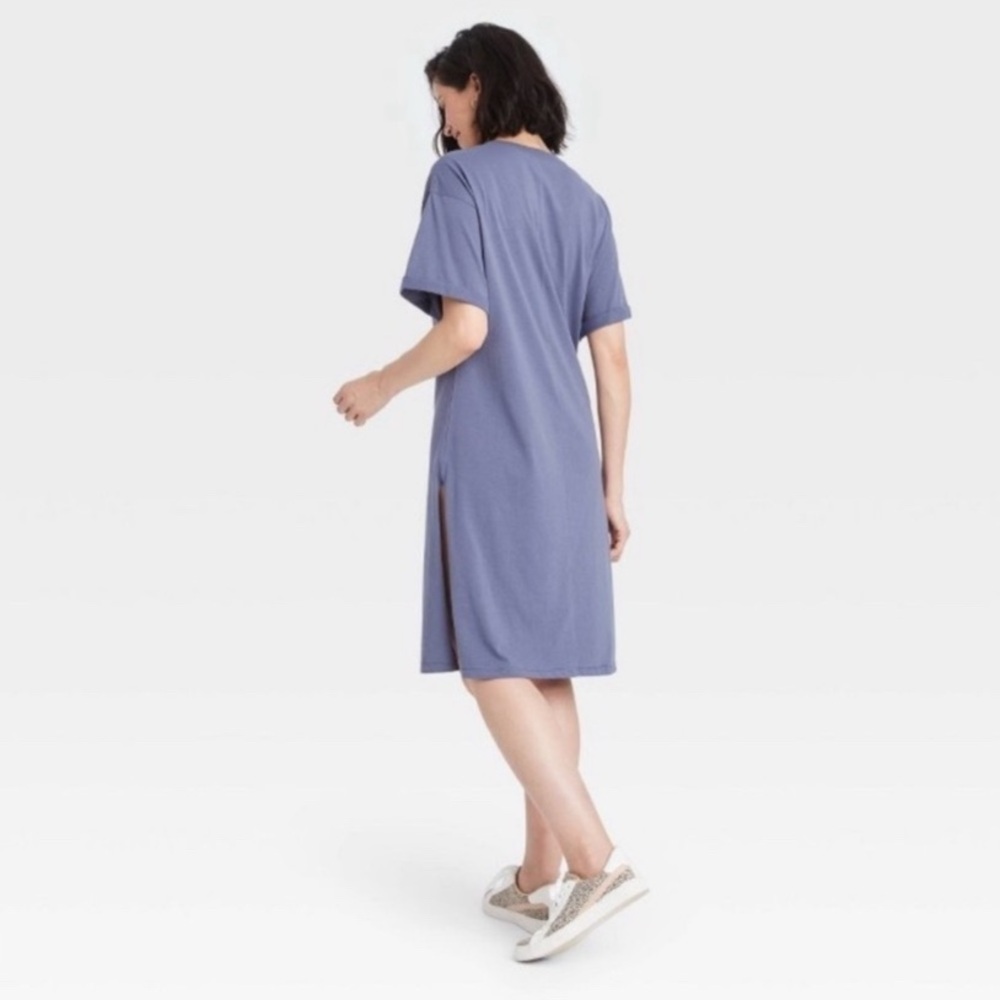 Disney’s Mickey Mouse midi length tee shirt dress with side slit - Picture 2 of 5